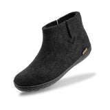glerups Boot with natural rubber sole - black Boot with rubber sole Charcoal