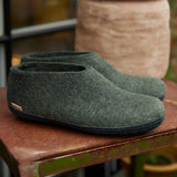 glerups Shoe with natural rubber sole - black Shoe with rubber sole Forest