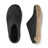 glerups Slip-on with leather sole Slip-on with leather sole Charcoal