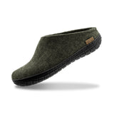 glerups Slip-on with natural rubber sole - black Slip-on with rubber sole Forest