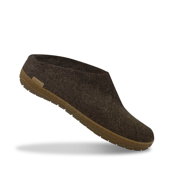 glerups Slip-on with natural rubber sole - honey Slip-on with rubber sole Nature brown