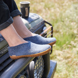 glerups Shoe with natural rubber sole - honey Shoe with rubber sole Denim