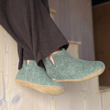 glerups Boot with leather sole Boot with leather sole 14 Moss