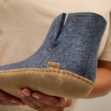 glerups Boot with leather sole Boot with leather sole Denim