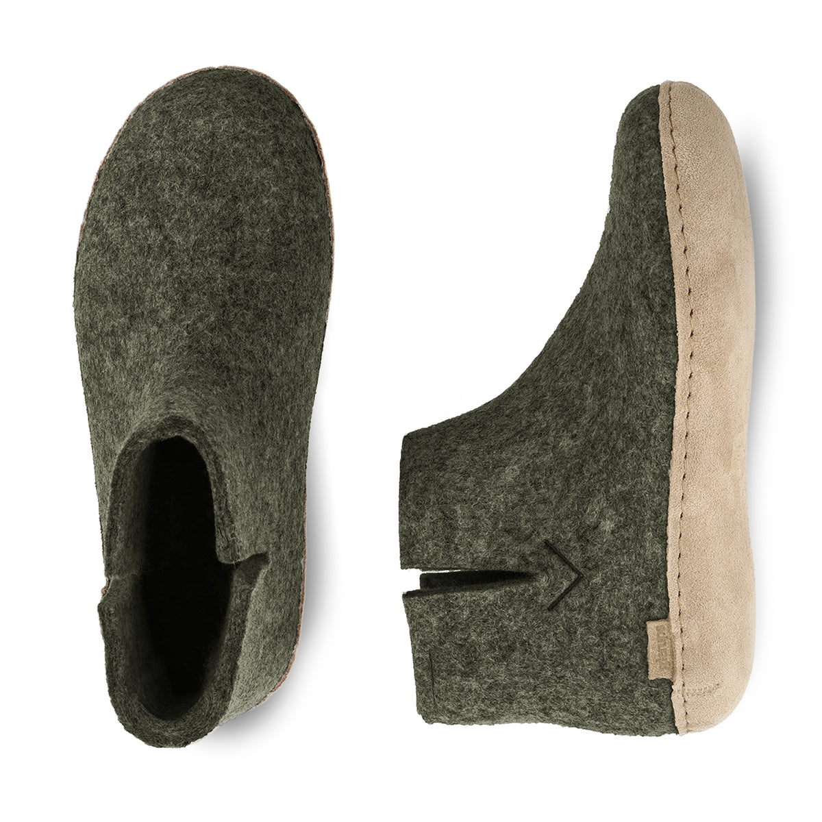 glerups Boot with leather sole Boot with leather sole Forest