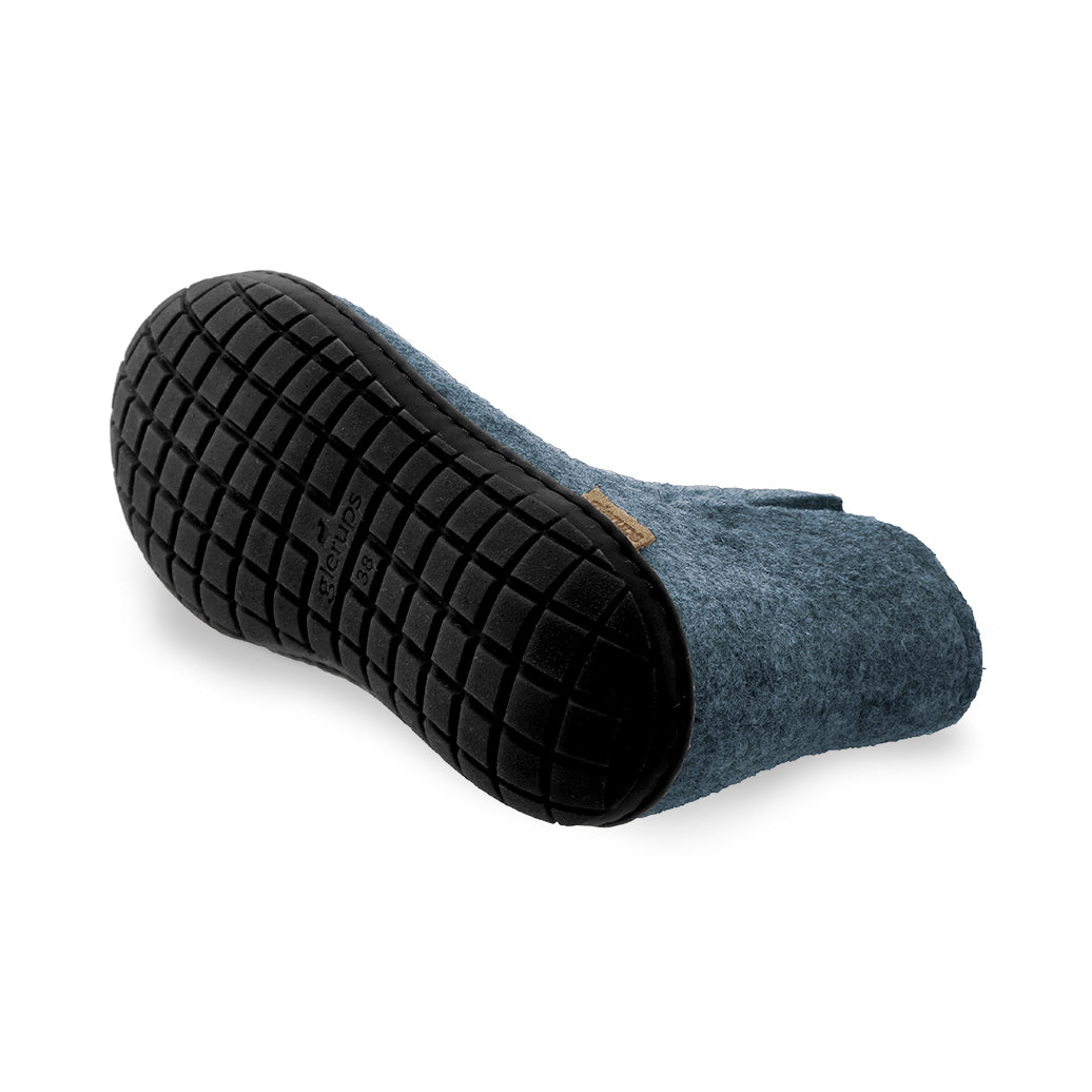 glerups Boot with natural rubber sole - black Boot with rubber sole Denim