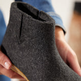 glerups Boot with natural rubber sole - honey Boot with rubber sole Charcoal