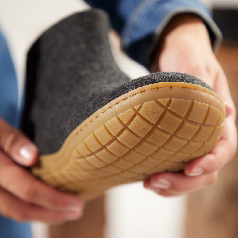 glerups Boot with natural rubber sole - honey Boot with rubber sole Charcoal