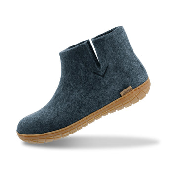 glerups Boot with natural rubber sole - honey Boot with rubber sole Denim