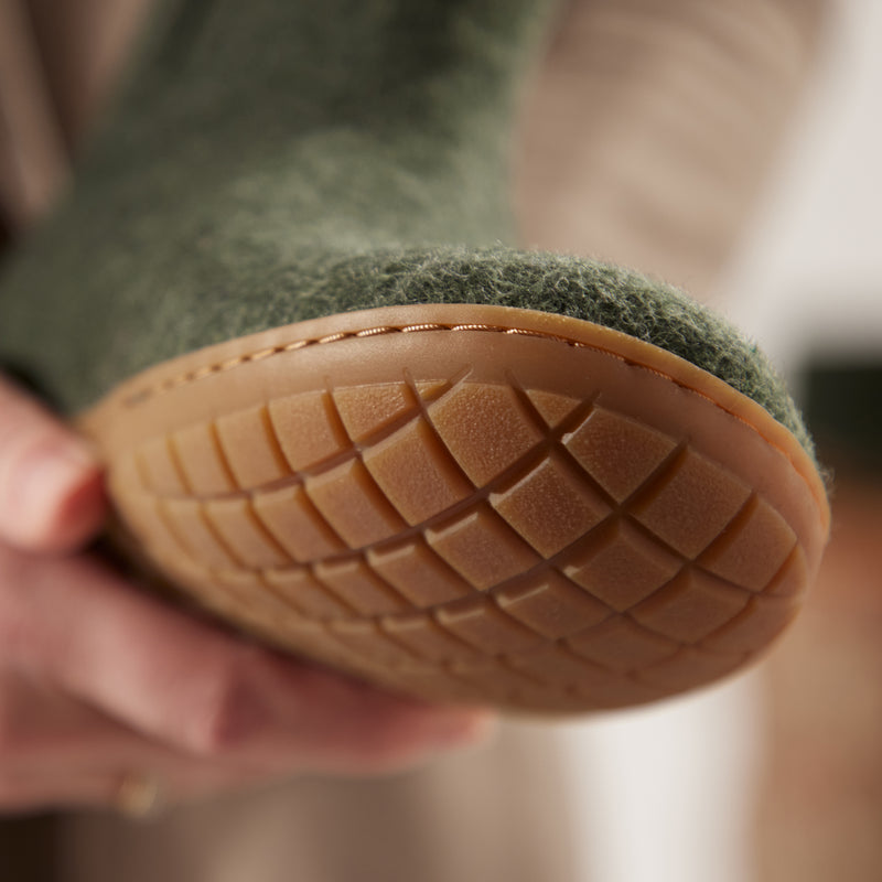 glerups Boot with natural rubber sole - honey Boot with rubber sole Forest