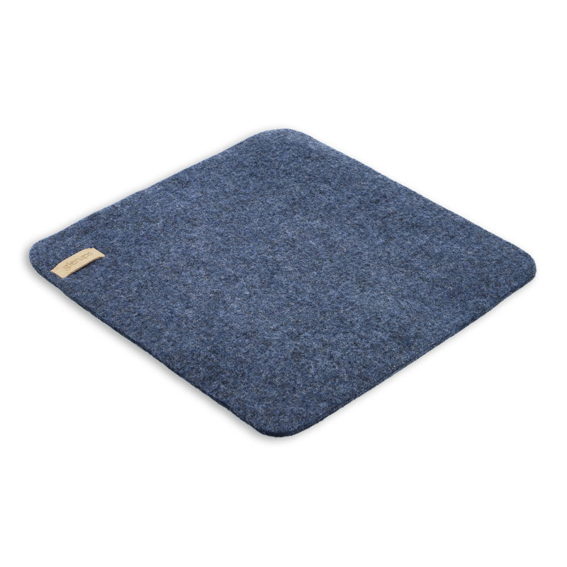 glerups Seat cushion, Square 38 cm Accessories Denim