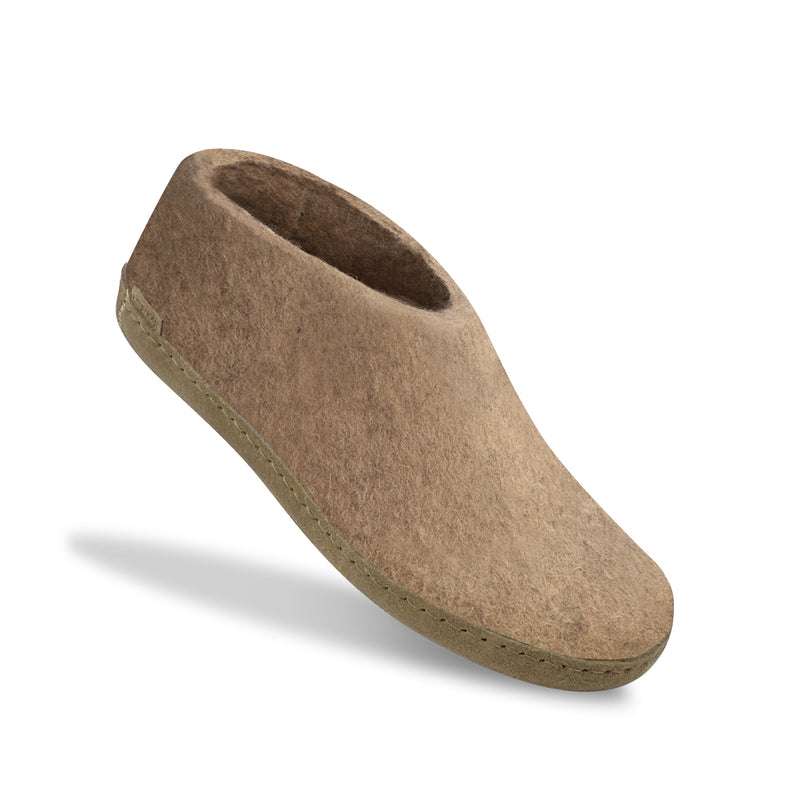 glerups Shoe with leather sole Shoe with leather sole 12 Sand