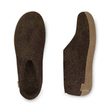 glerups Shoe with leather sole Shoe with leather sole Nature brown