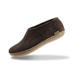 glerups Shoe with leather sole Shoe with leather sole Nature brown