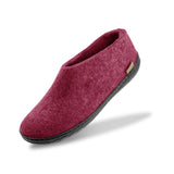glerups Shoe with natural rubber sole - black Shoe with rubber sole Cranberry