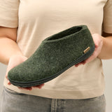 glerups Shoe with natural rubber sole - black Shoe with rubber sole Forest