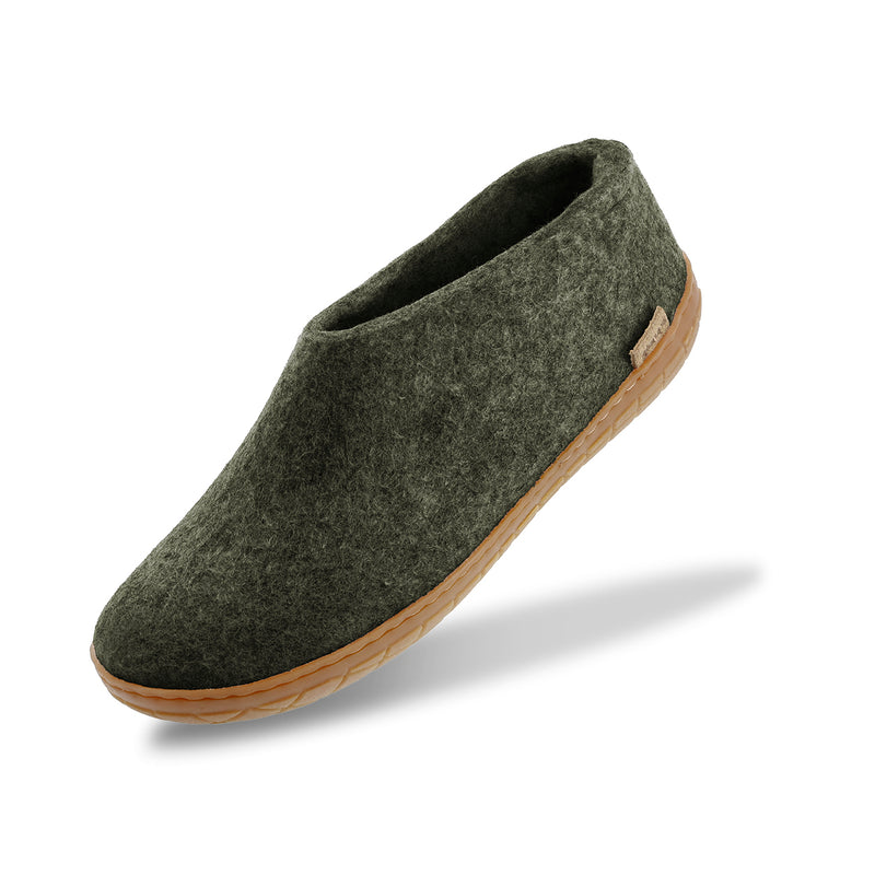 glerups Shoe with natural rubber sole - honey Shoe with rubber sole Forest