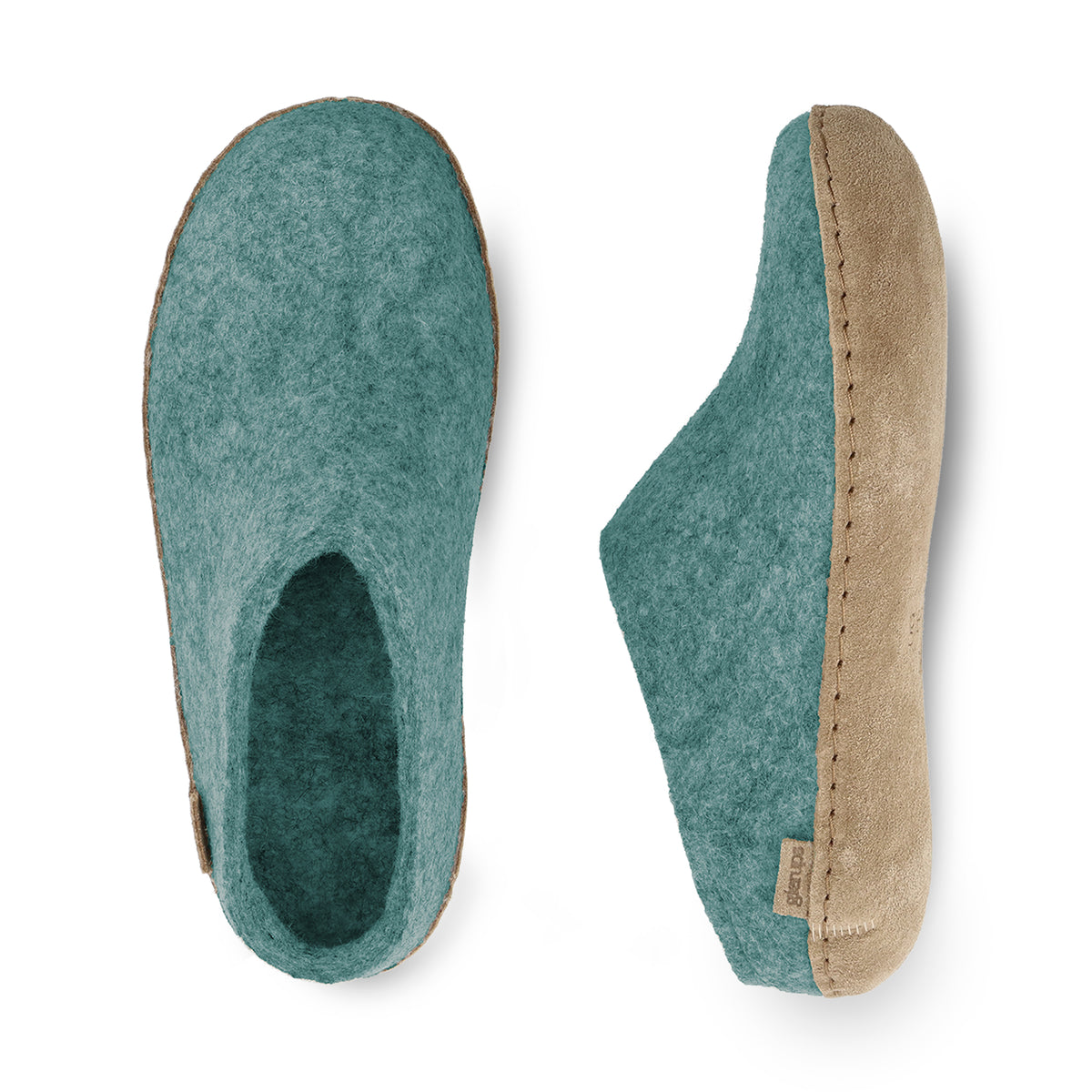 glerups Slip-on with leather sole Slip-on with leather sole 11 North Sea