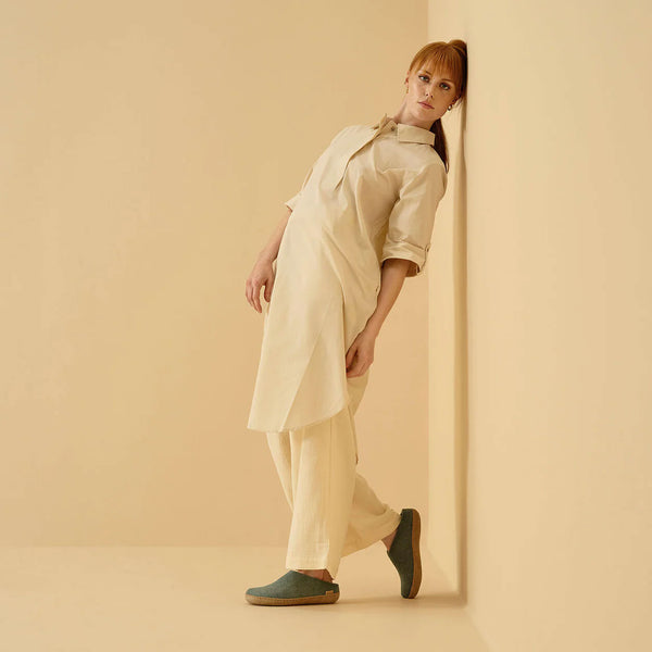 glerups Slip-on with leather sole Slip-on with leather sole 11 North Sea