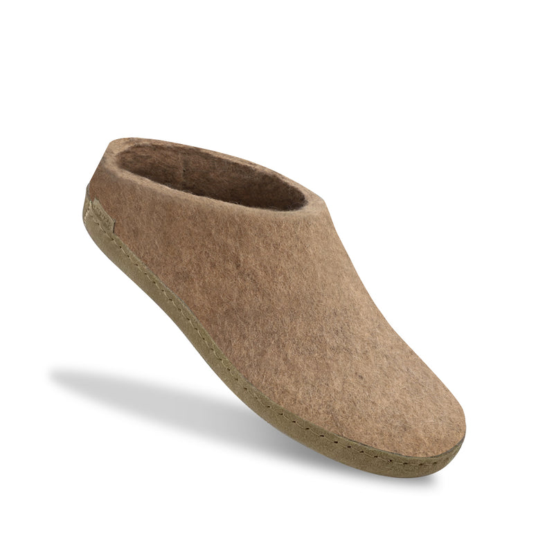 glerups Slip-on with leather sole Slip-on with leather sole 12 Sand