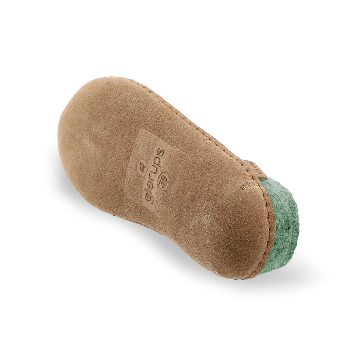 glerups Slip-on with leather sole Slip-on with leather sole 14 Moss