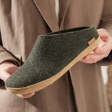 glerups Slip-on with leather sole Slip-on with leather sole Forest