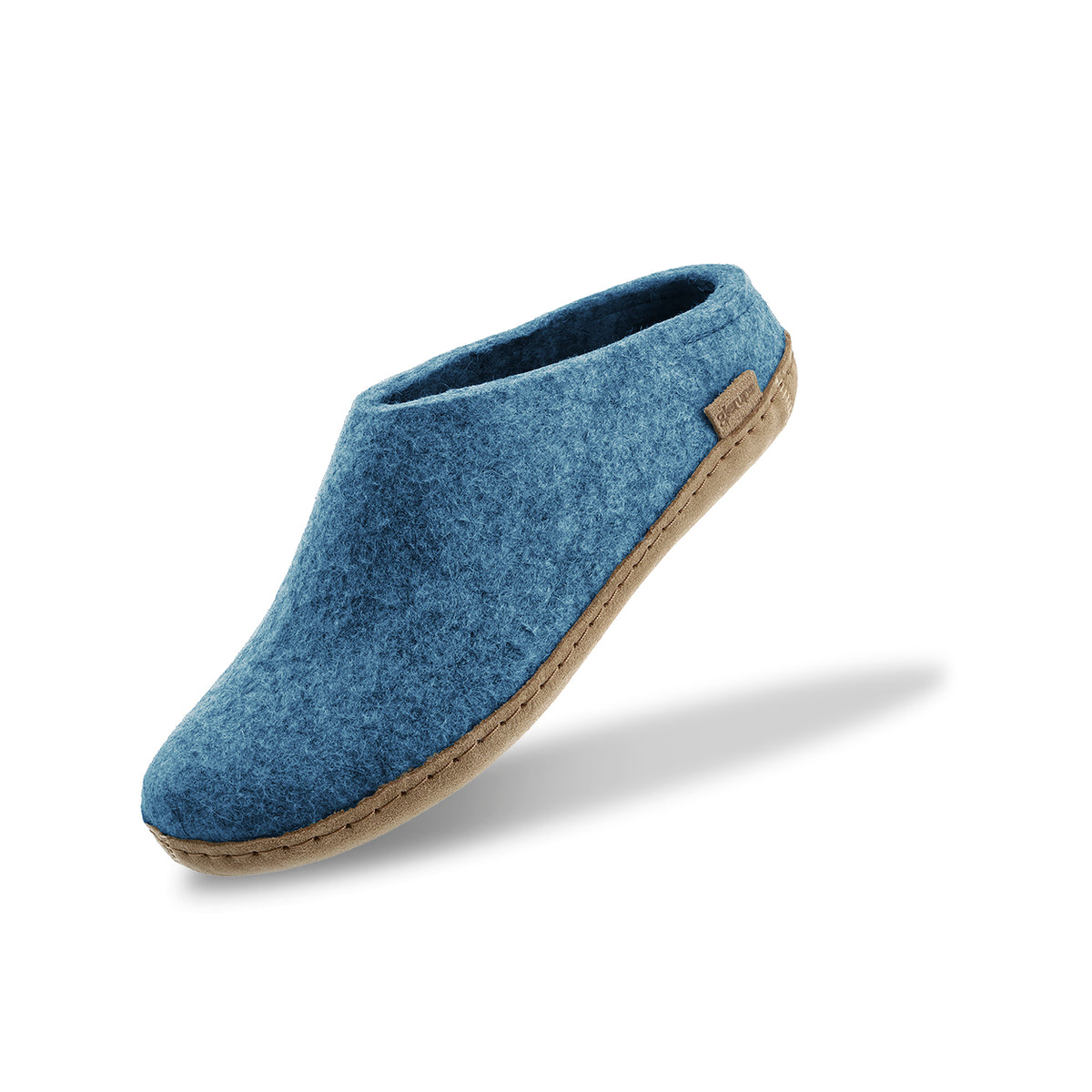 glerups Slip-on with leather sole Slip-on with leather sole Petrol