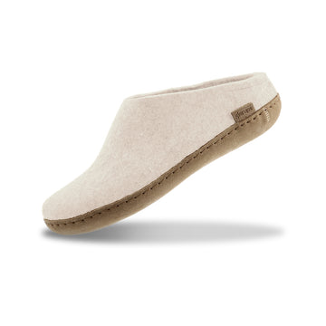 glerups Slip-on with leather sole Slip-on with leather sole White