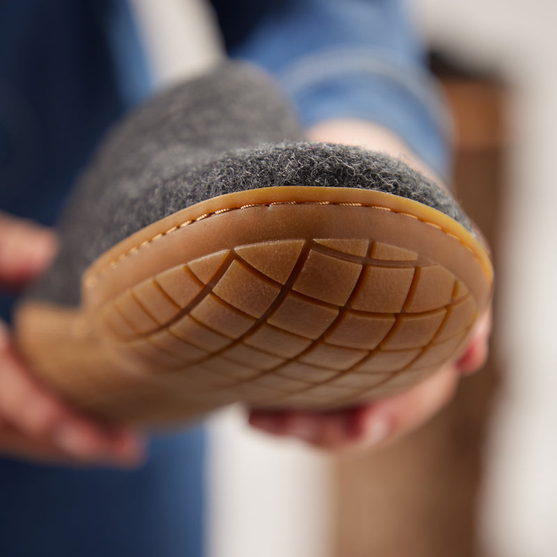 glerups Slip-on with natural rubber sole - honey Slip-on with rubber sole Charcoal