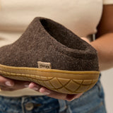 glerups Slip-on with natural rubber sole - honey Slip-on with rubber sole Nature brown