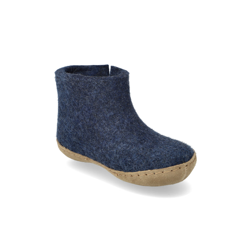 glerups Boot junior Boot with leather sole Denim