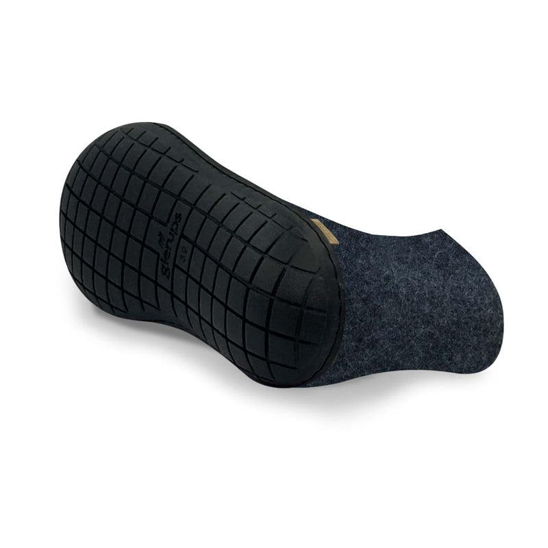 glerups Boot with natural rubber sole - black Boot with rubber sole Denim
