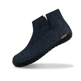 glerups Boot with natural rubber sole - black Boot with rubber sole Denim
