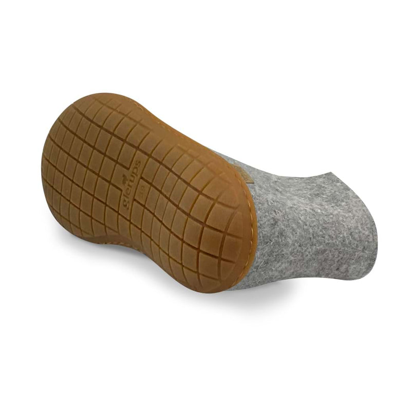 Boot with natural rubber sole honey Grey glerups