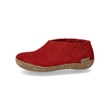glerups Shoe junior Shoe with leather sole Red
