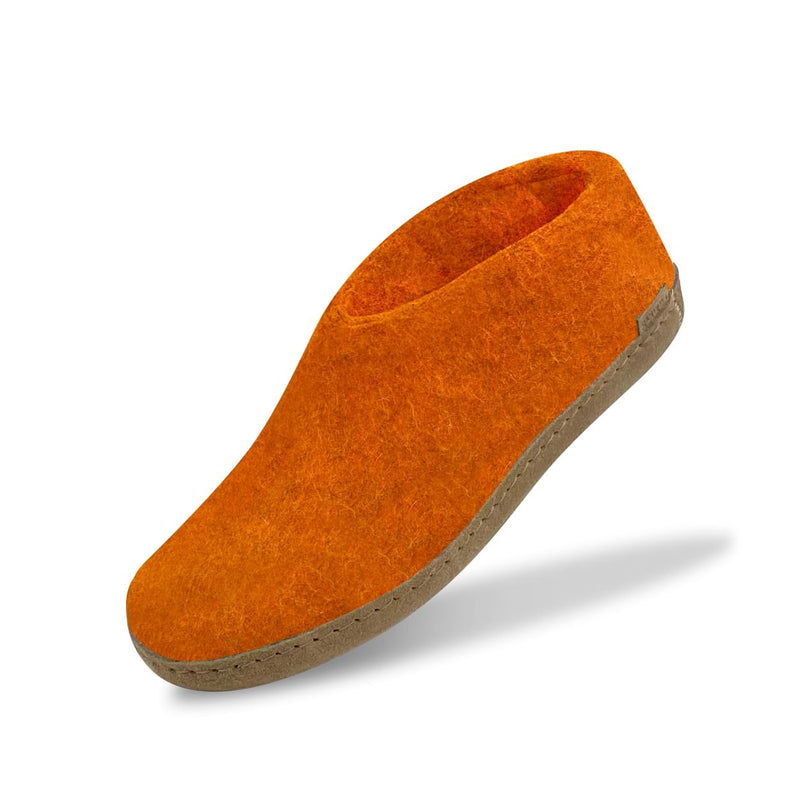 glerups Shoe with leather sole Shoe with leather sole Orange