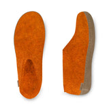 glerups Shoe with leather sole Shoe with leather sole Orange