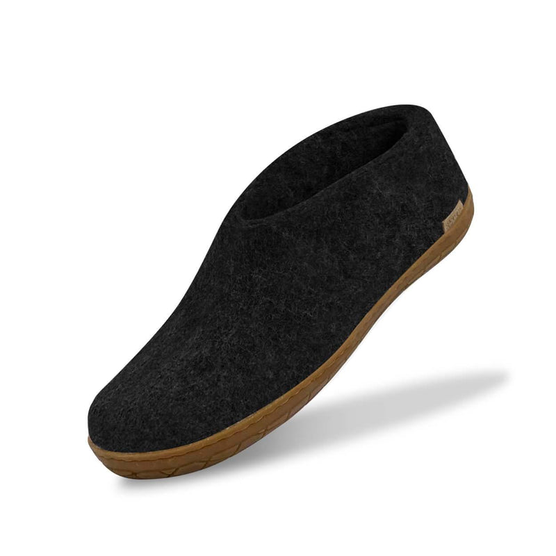 glerups Shoe with natural rubber sole - honey Shoe with rubber sole Charcoal