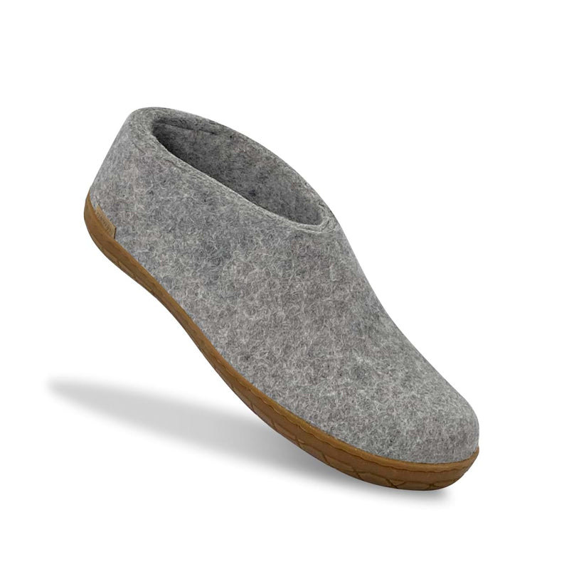 glerups Shoe with natural rubber sole - honey Shoe with rubber sole Grey