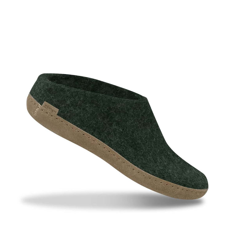 glerups Slip-on with leather sole Slip-on with leather sole Forest