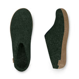 glerups Slip-on with leather sole Slip-on with leather sole Forest