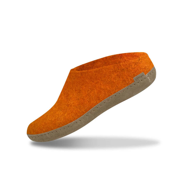 Orange slippers mens store