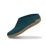 glerups Slip-on with leather sole Slip-on with leather sole Petrol