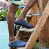 glerups Slip-on with natural rubber sole - black Slip-on with rubber sole Denim