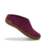 glerups Slip-on with natural rubber sole - honey Slip-on with rubber sole Cranberry
